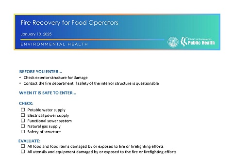 Fire Recovery for Food Operators image