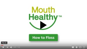 Video from ADA on how to floss