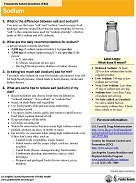 Sodium FAQ