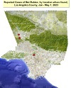 Link to 2025 rabid bat map for LA County